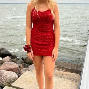 Sherri Hill Homecoming Dress size 4 worn once!